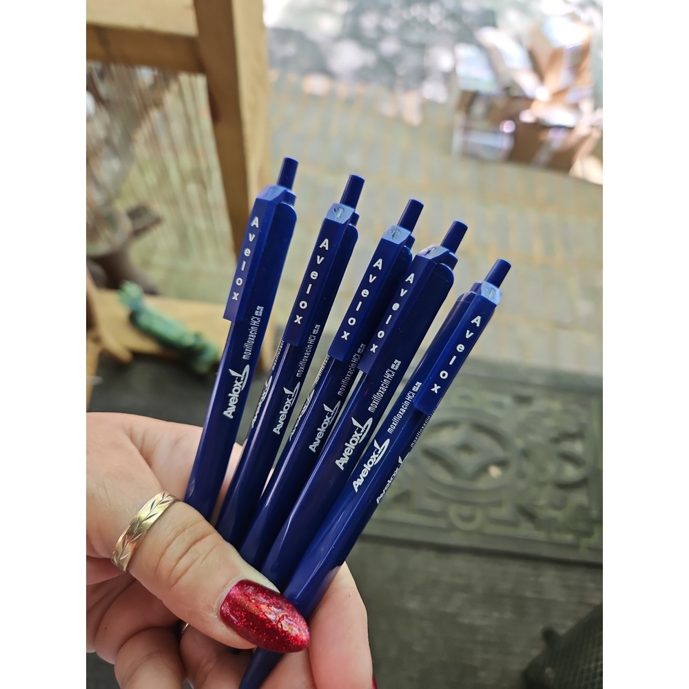 Lot 5 Cipro Avelax Drug Rep Pens Pharmaceutical Advertising